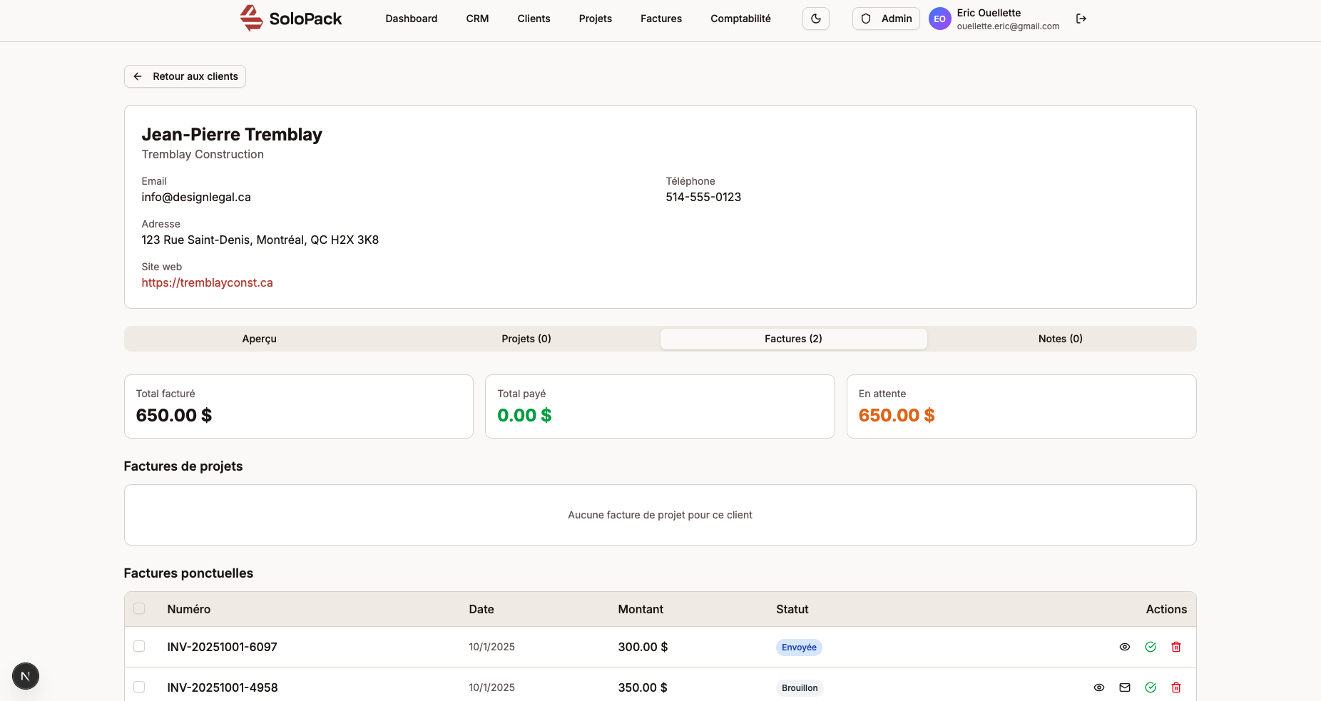 SoloPack - Plateforme tout-en-un pour solopreneurs